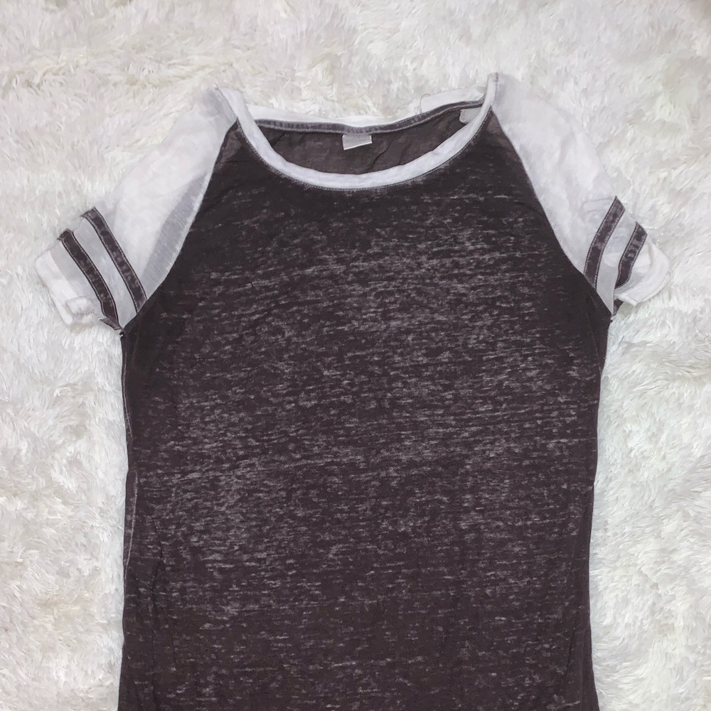 Crew neck varsity shirt